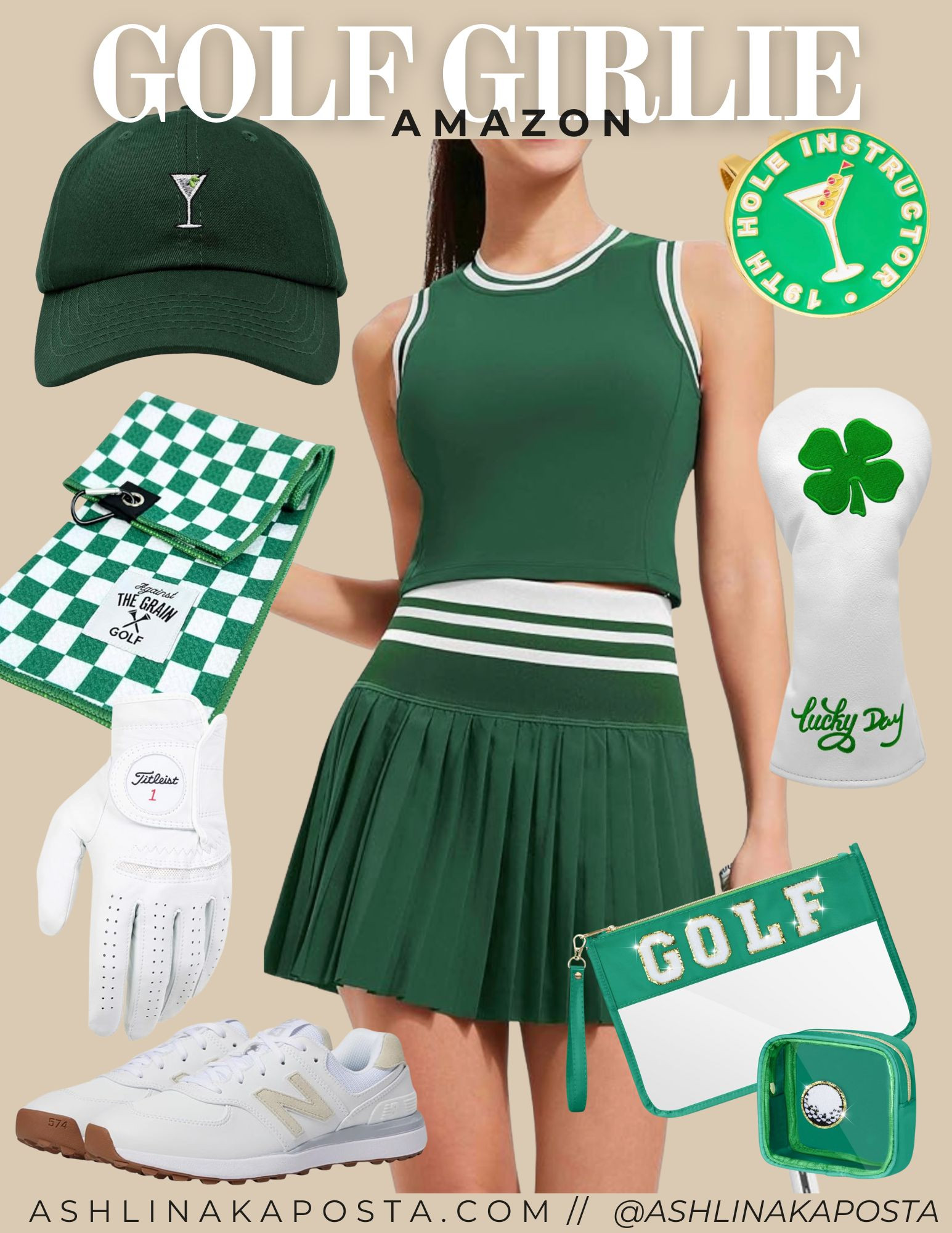Be a queen on the green with these golf girl finds on amazon 

 