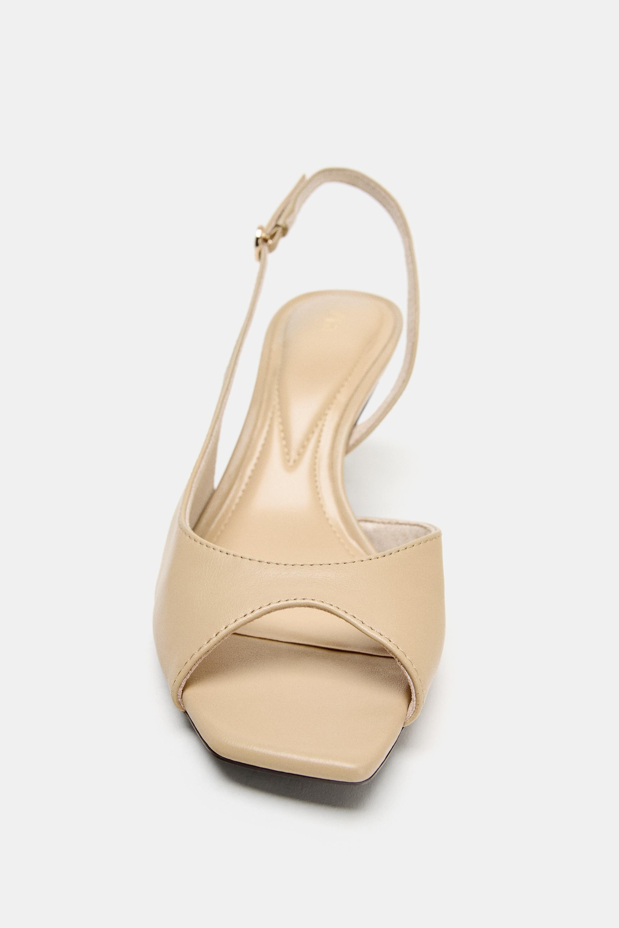 ASYMMETRIC HEELED SANDALS | Zara US