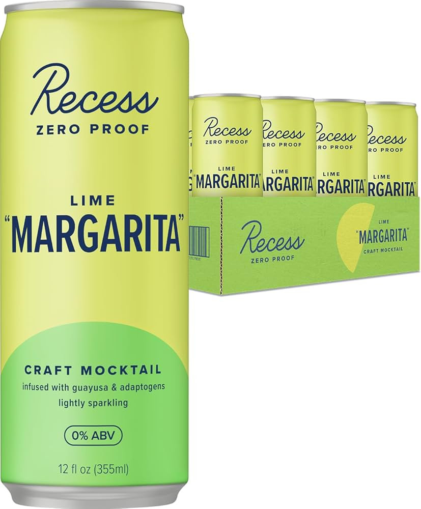 Recess Zero Proof Craft Mocktails, Alcohol Free Drinks, With Adaptogens, Non-Alcoholic Beverage R... | Amazon (US)