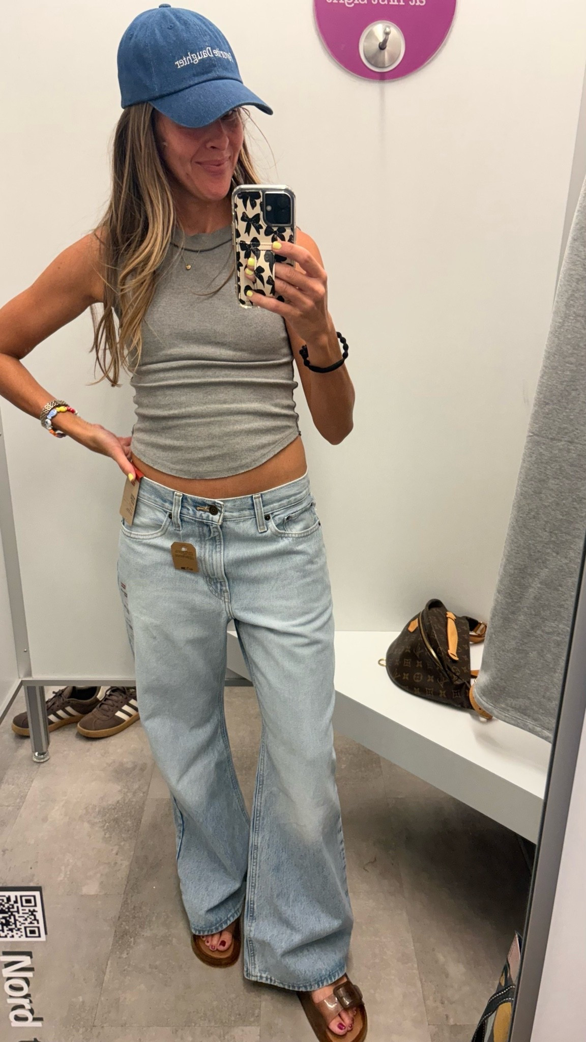 Tried these on over the weekend and my daughter said they weren’t cute, but I can’t stop thinking about them 😆 I’m in a size 27. ￼ Levi’s jeans, Levi’s, baggy, jeans women’s baggy, jeans, baggy jeans style.