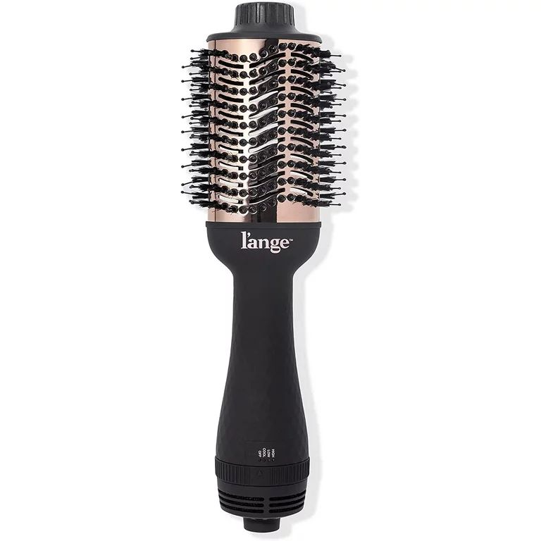 L'ANGE HAIR Le Volume 2-in-1 Titanium Brush Dryer Black | Hot Air Blow Dryer Brush in One with Ov... | Walmart (US)