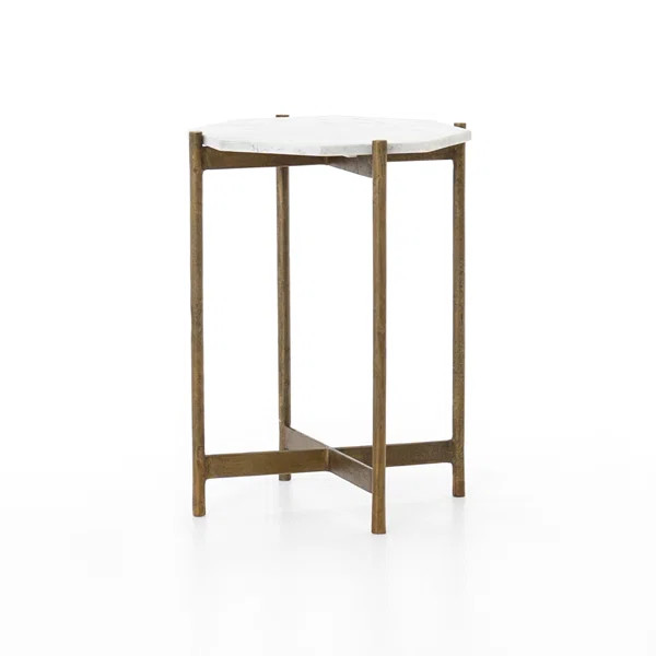 Runi Marble Top End Table | Wayfair North America