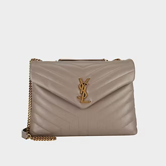 Loulou Medium Quilted Y Leather Chain Bag | Brown Thomas (IE)