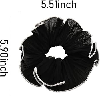 4 PCS Large Hair Scrunchies Stain Hair Ties Elastic Jumbo Puffy Hair Scrunchy Hair Ponytail Holde... | Amazon (US)