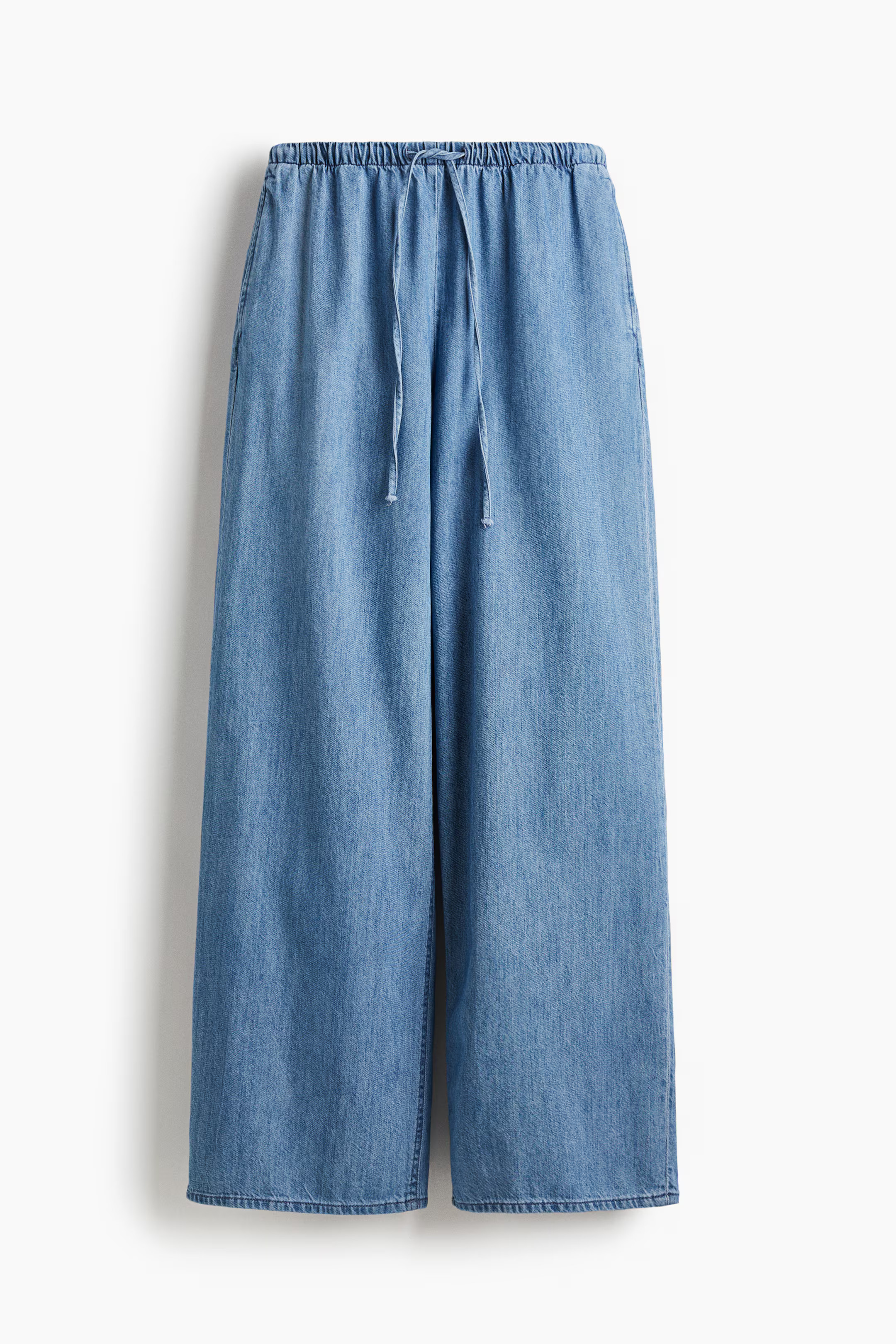 Feather Soft Denim Drawstring Pants | H&M (US + CA)