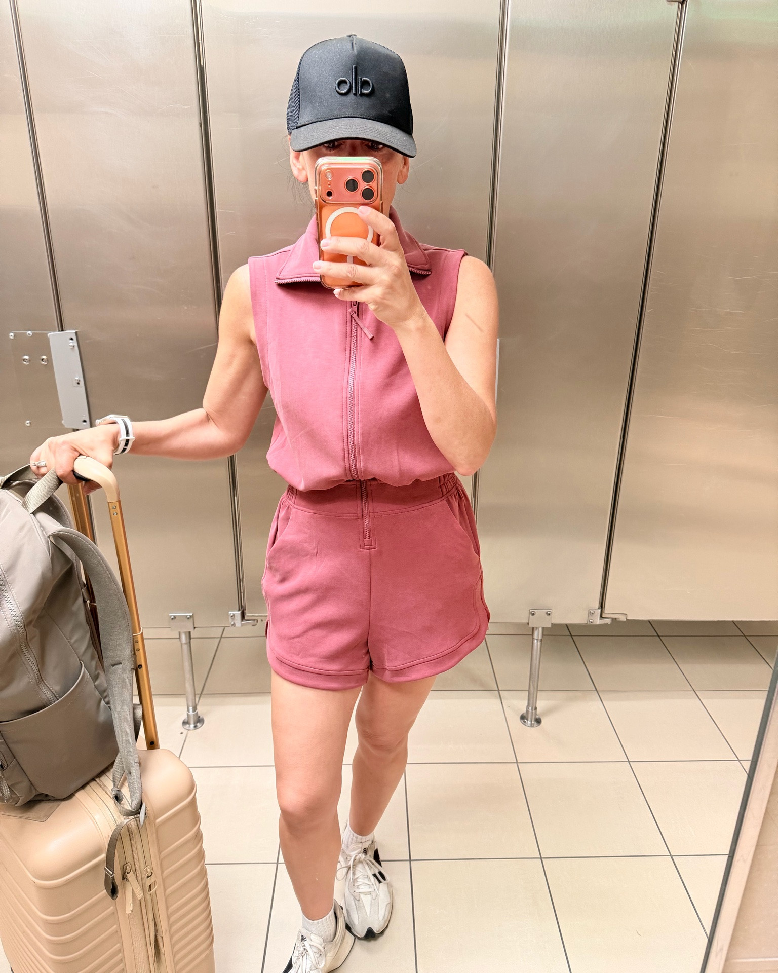Comfy travel 1 piece. The material is soft and buttery, reccomend 10/10

#LTKTravel #LTKmorningroutine