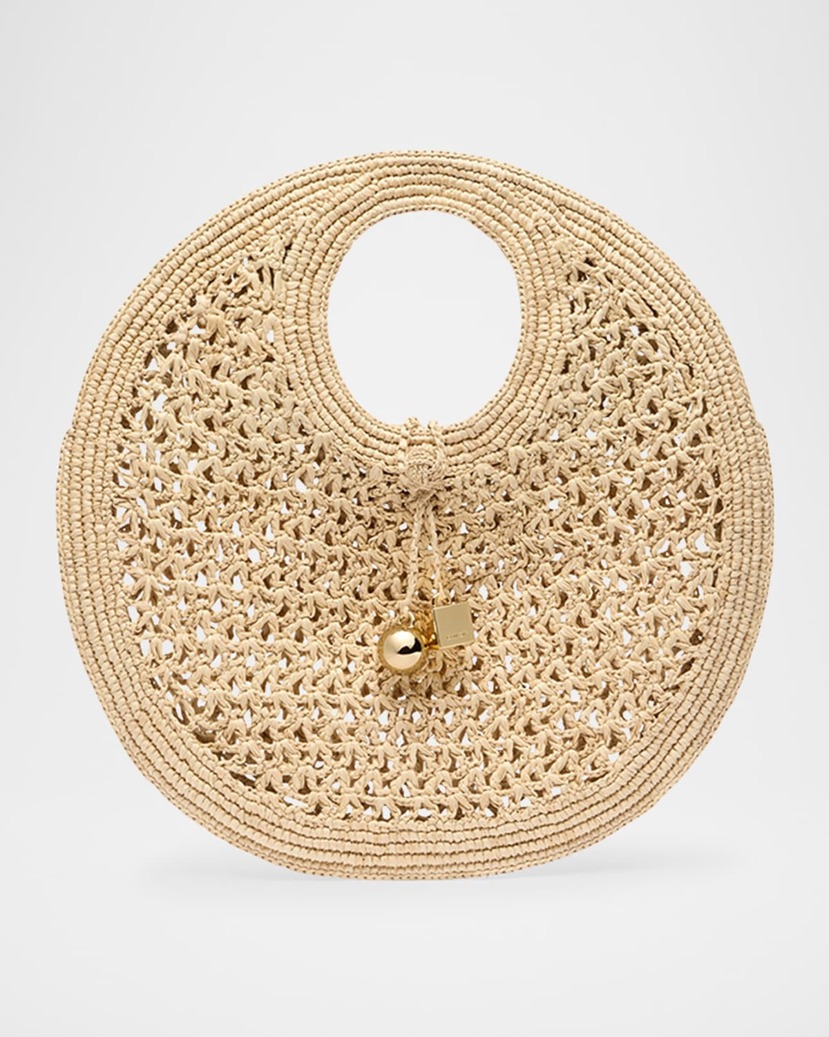 Le Petit Rond Raffia Shoulder Bag | Neiman Marcus