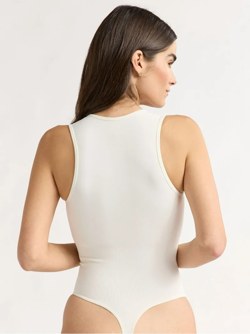 Joyspun Women's Slimming Seamless Sleeveless Bodysuit, Sizes S-3X | Walmart (US)