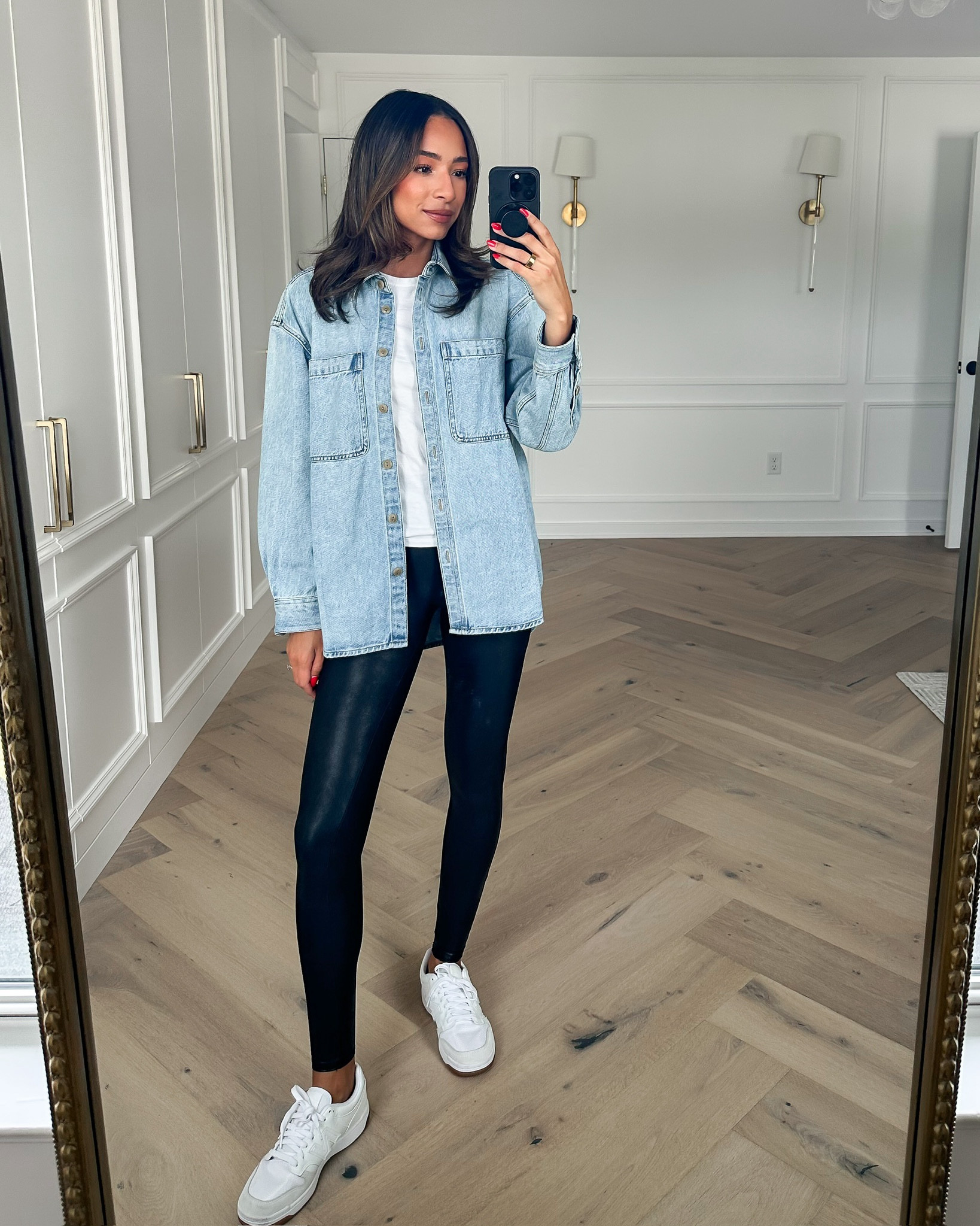 Nordstrom Anniversary Sale outfit 🖤 Wearing size small denim shirt jacket, size small leggings



Nsale
Nordstrom sale
Fall outfit
Fall fashion 
Fall wardrobe 

#LTKsalealert #LTKstyletip 

#LTKSeasonal