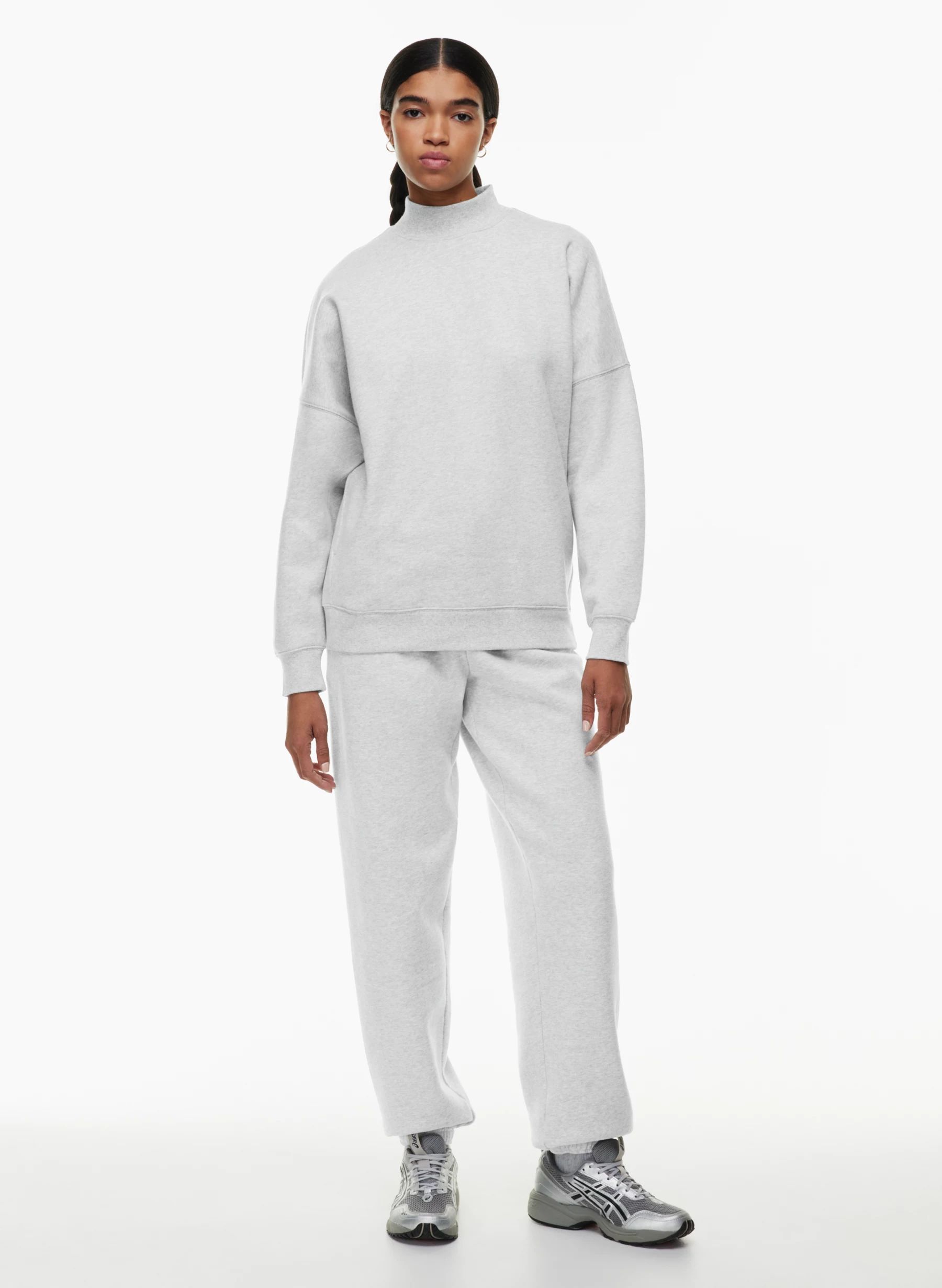 COZY FLEECE MEGA MOCK SWEATSHIRT | Aritzia