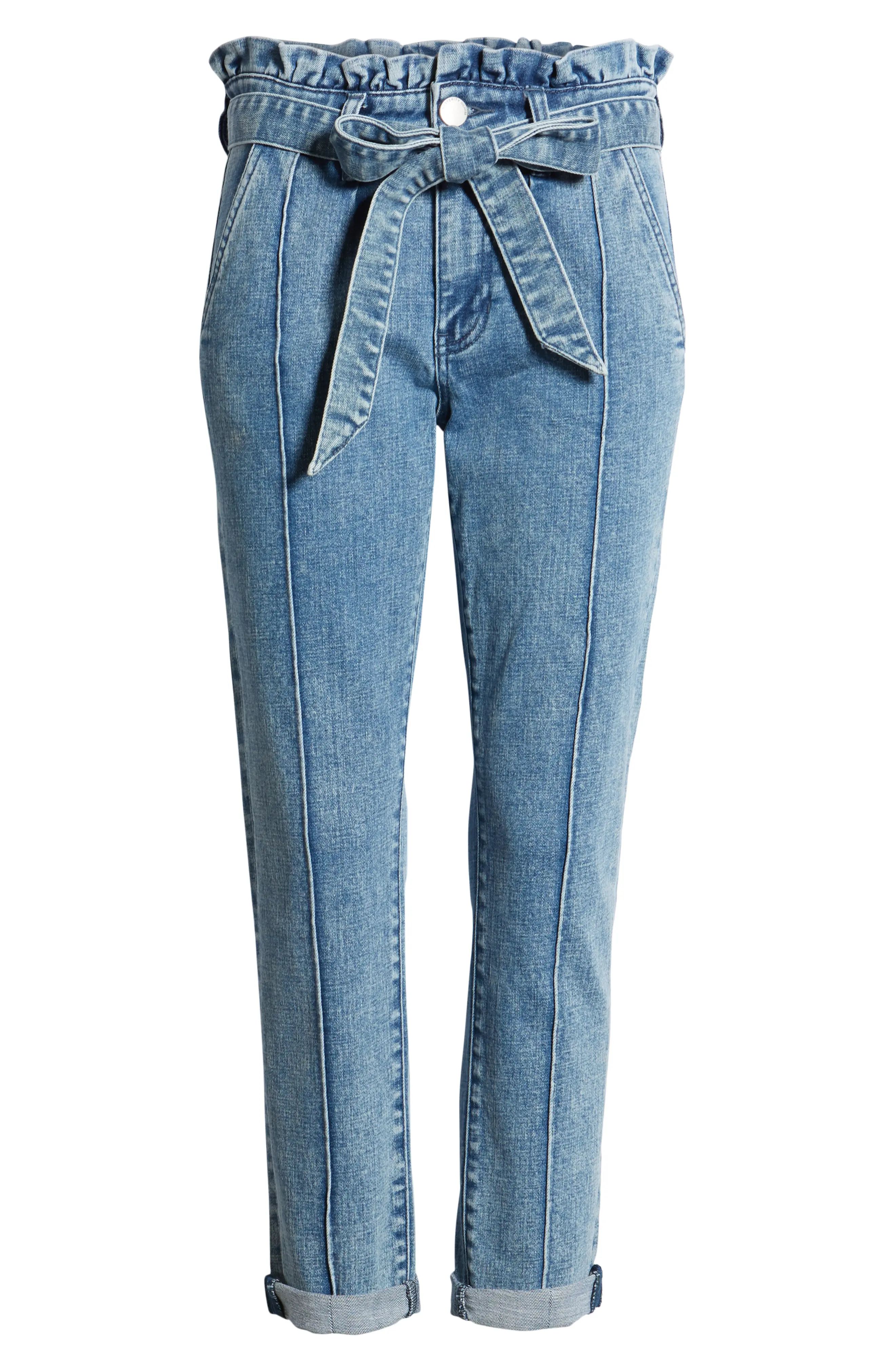 Paperbag Waist Crop Skinny Jeans | Nordstrom