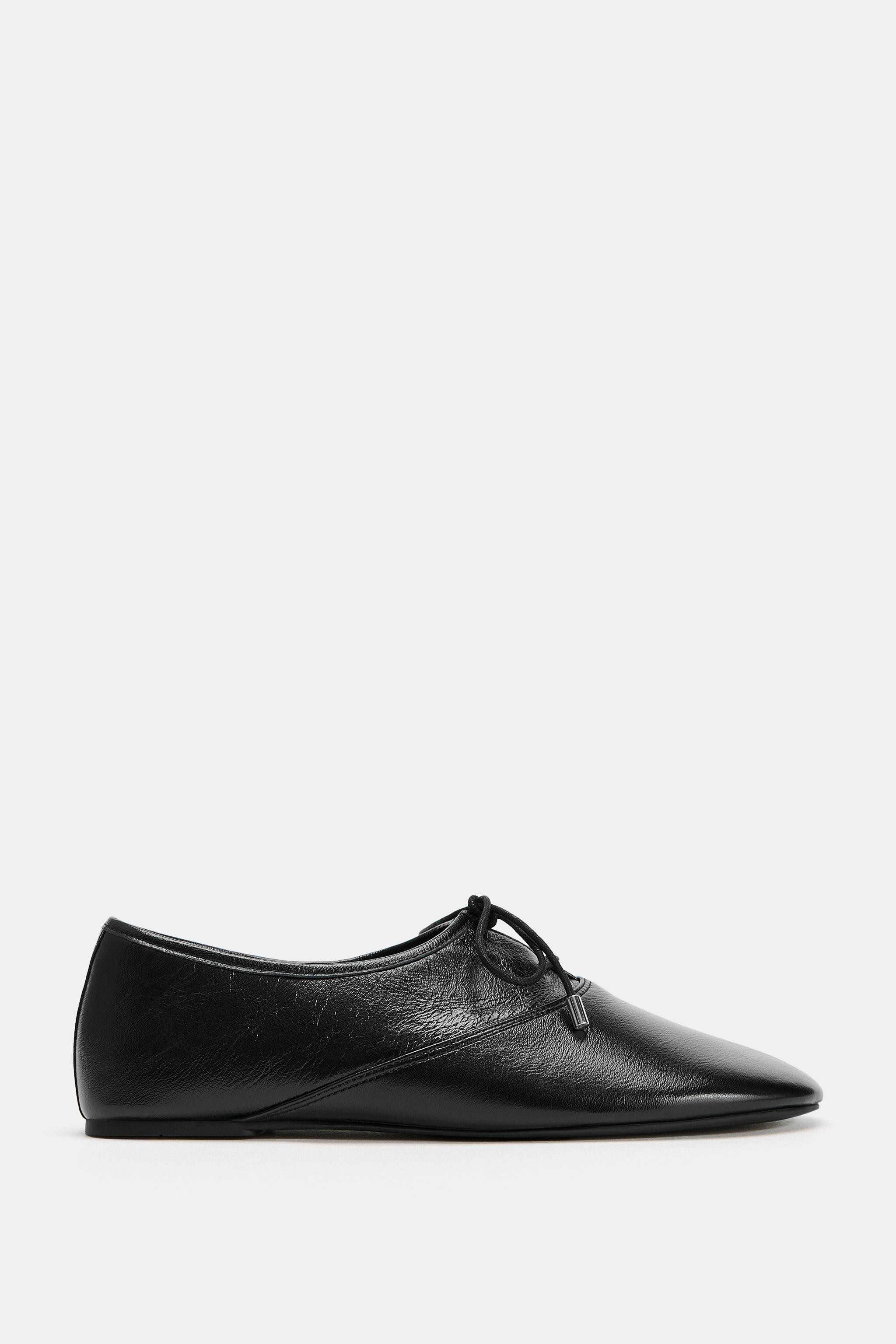 SOFT LEATHER BLUCHERS | Zara Canada