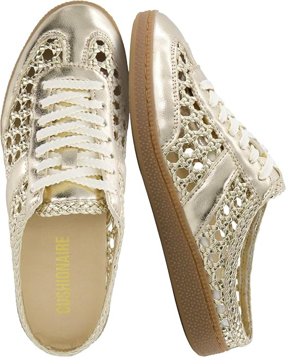 CUSHIONAIRE Buffy Woven Slip On Backless Sneaker Mules for Women | Amazon (US)