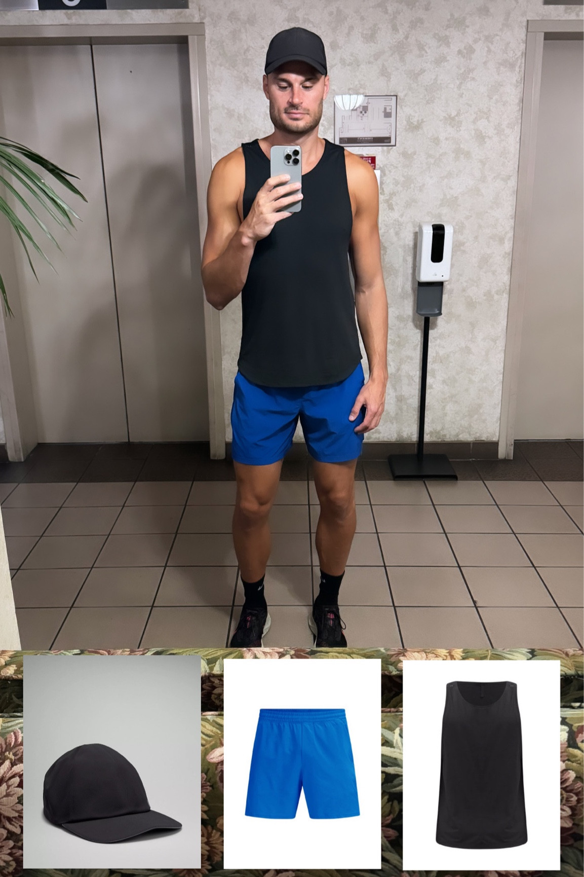 Headed to the gym. Shop this workout fit! Large tank. Large hat. Large shorts. I’m 6’4’’ 200 pounds  

#LTKsalealert #LTKfitness #LTKmens