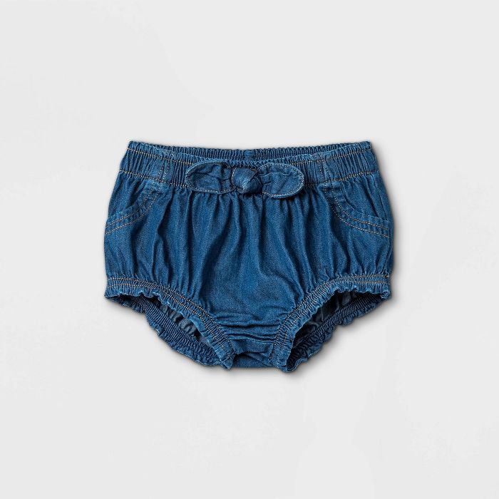 Baby Girls' Bloomer Jean Shorts - Cat & Jack™ Blue | Target