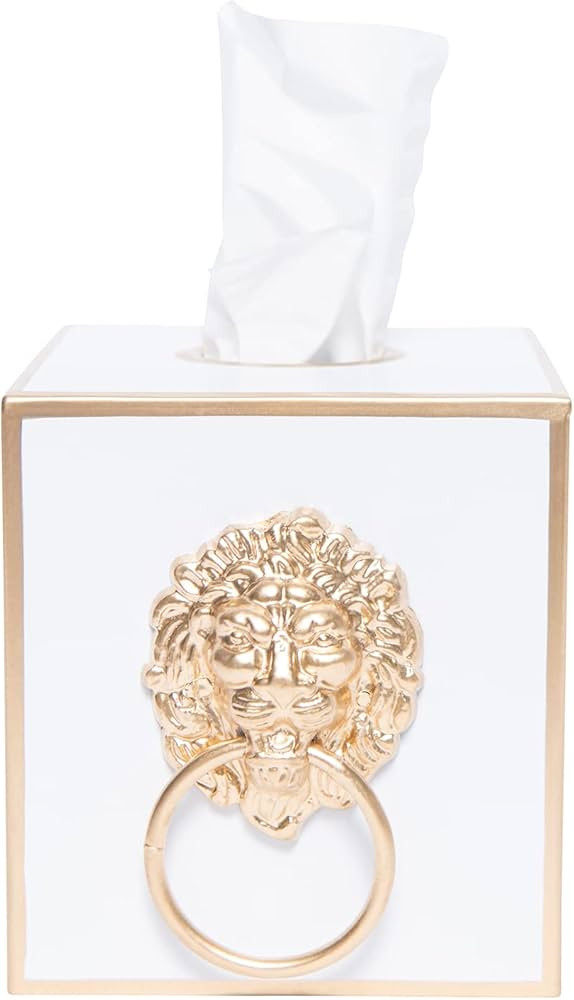 Jaye’s Studio Decorative Square Tissue Box Cover for Bathroom & Home, Premium Cube Tissue Box H... | Amazon (US)