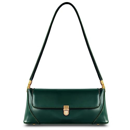 cuiab Women's Shoulder Bag, Shoulder Bag for Women, Green Purse, Green Shoulder Bag, Vintage Shoulder Bag(Blackish Green) | Amazon (US)