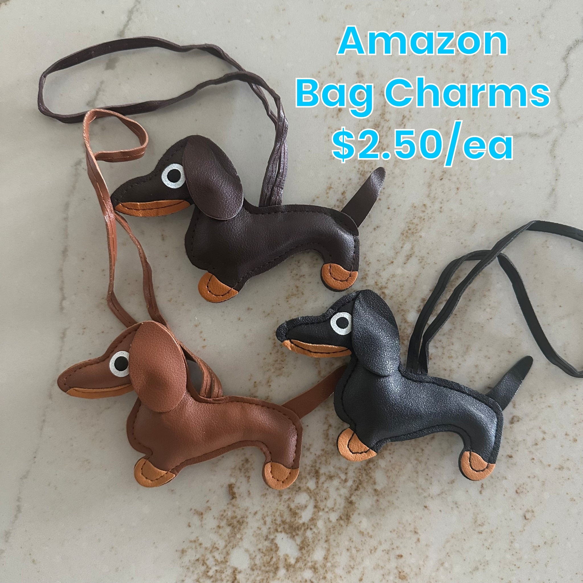 Add a touch of charm to your bag with this set of 3 leather dachshund dog purse charms 👜✨ Perfect for handbag lovers, dog moms, and anyone obsessed with cute accessories! These luxury-style leather purse charms make adorable gifts, bag keychains, or zipper pulls. Stylish, lightweight, and unique—your tote, crossbody, or backpack will never look the same.

Shop these must-have dachshund bag charms now!

#PurseCharm #BagAccessories #HandbagCharm #LeatherPurseCharm #keychain 

#LTKFindsUnder50 #LTKItBag #LTKStyleTip