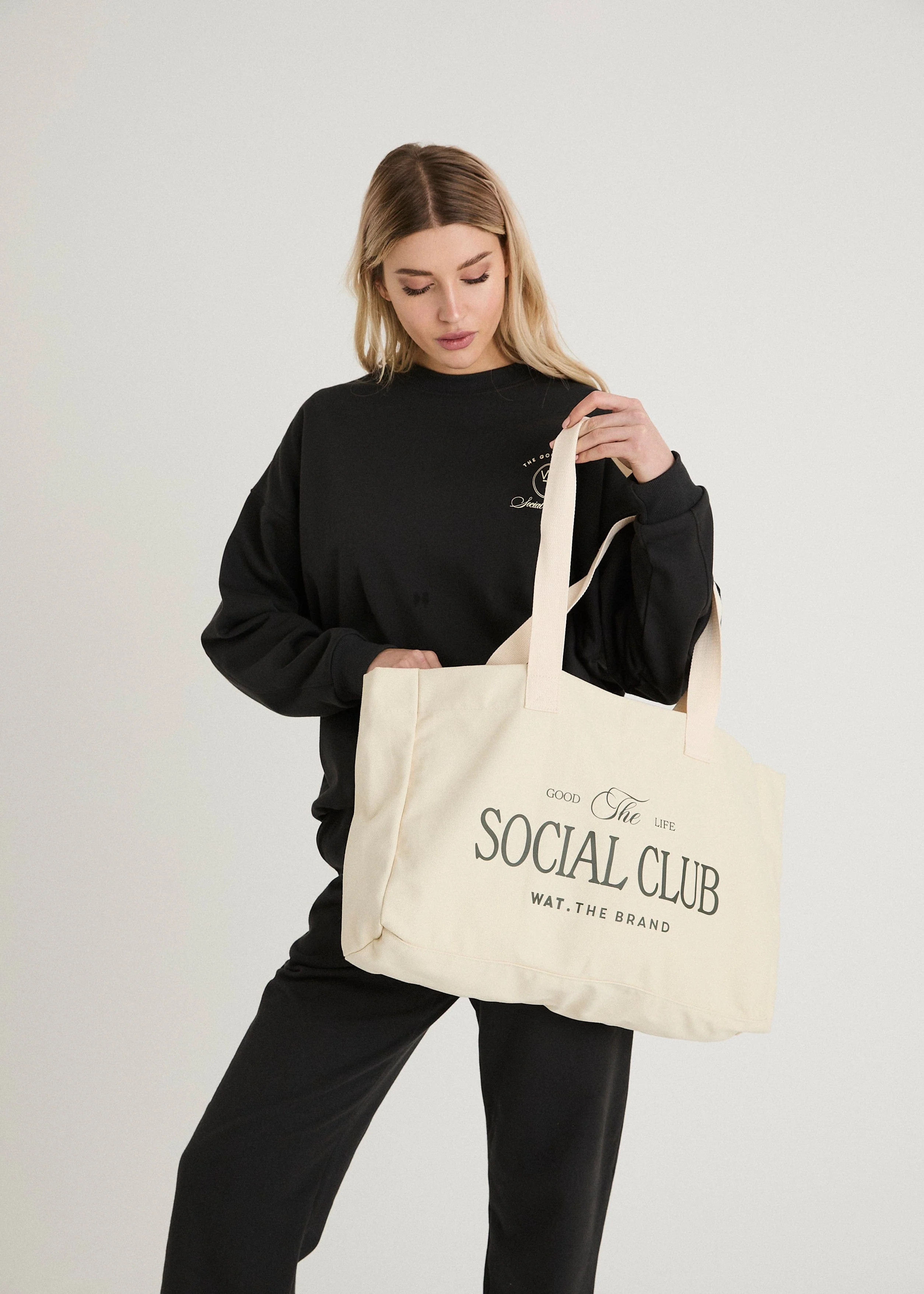 THE SOCIAL CLUB CANVAS TOTE | WAT The Brand