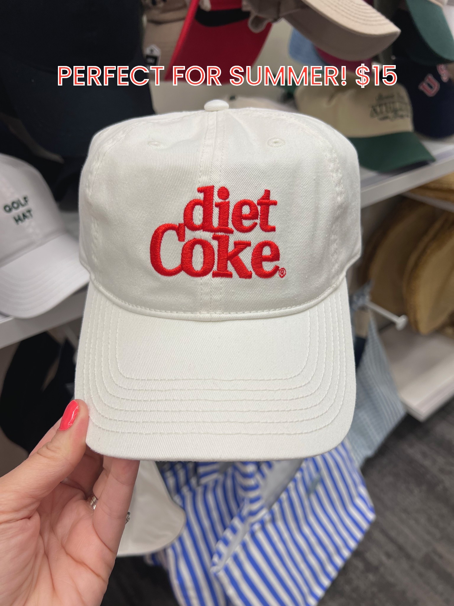 Target, Target finds, cap, summer cap, Diet Coke, casual outfit, casual fashion, casual style 

#LTKStyleTip #LTKSummerEdit