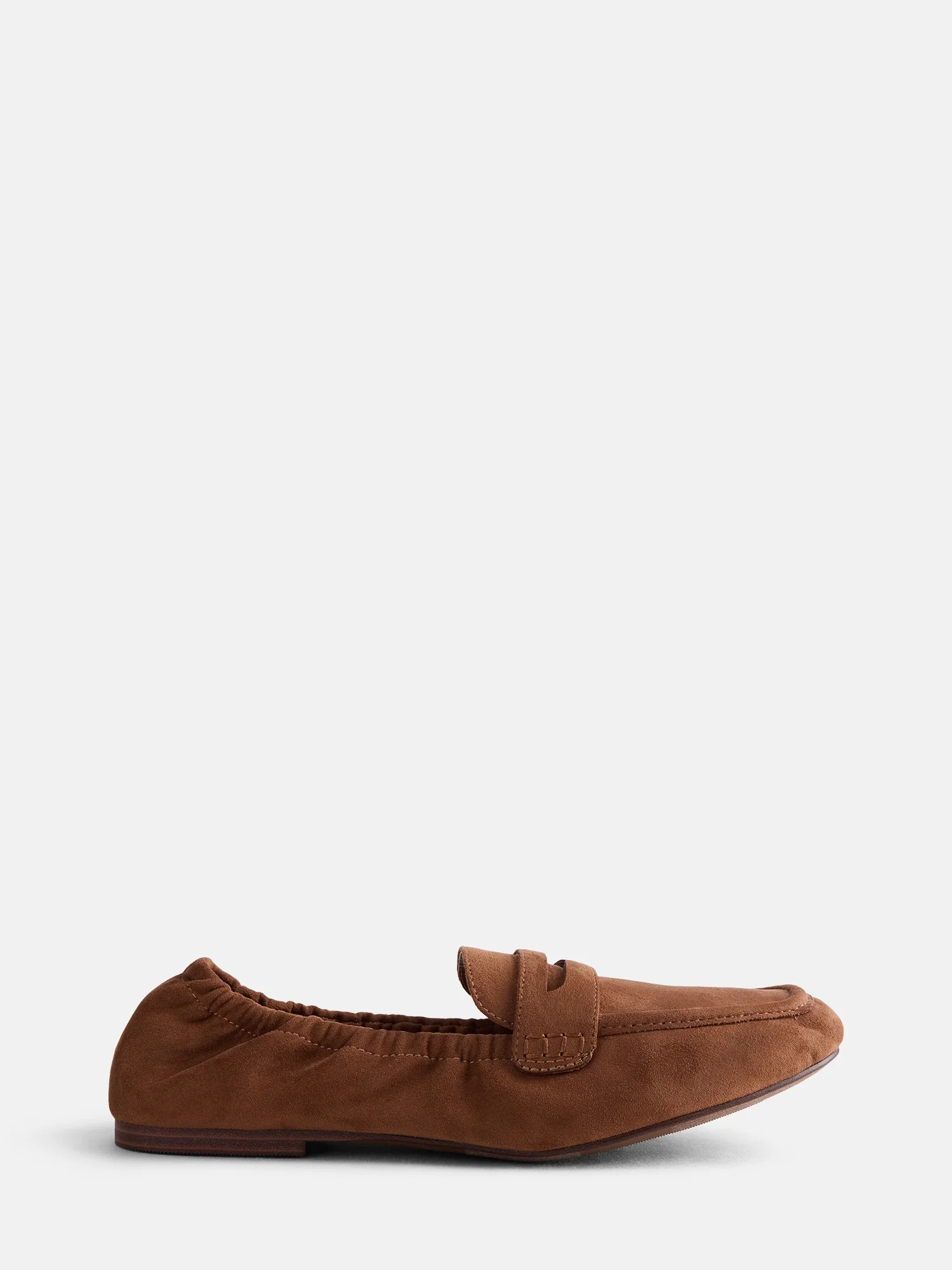 Scenario Women's Faux Leather Scrunch Loafers | Walmart (US)