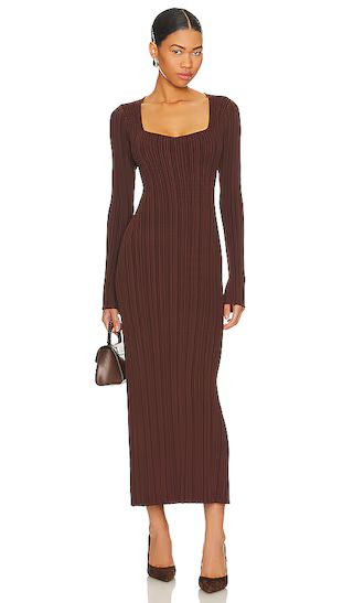 Brigitte Maxi Dress in Cocoa Noir | Revolve Clothing (Global)