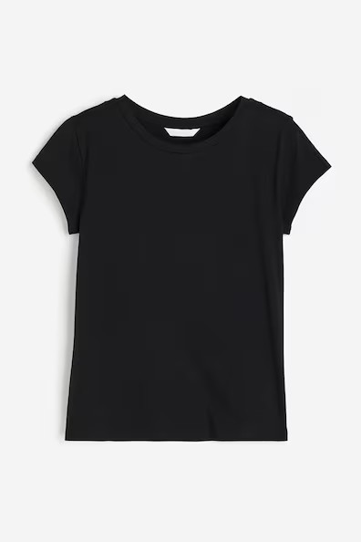 H & M - Cotton T-shirt - Black | H&M (US + CA)