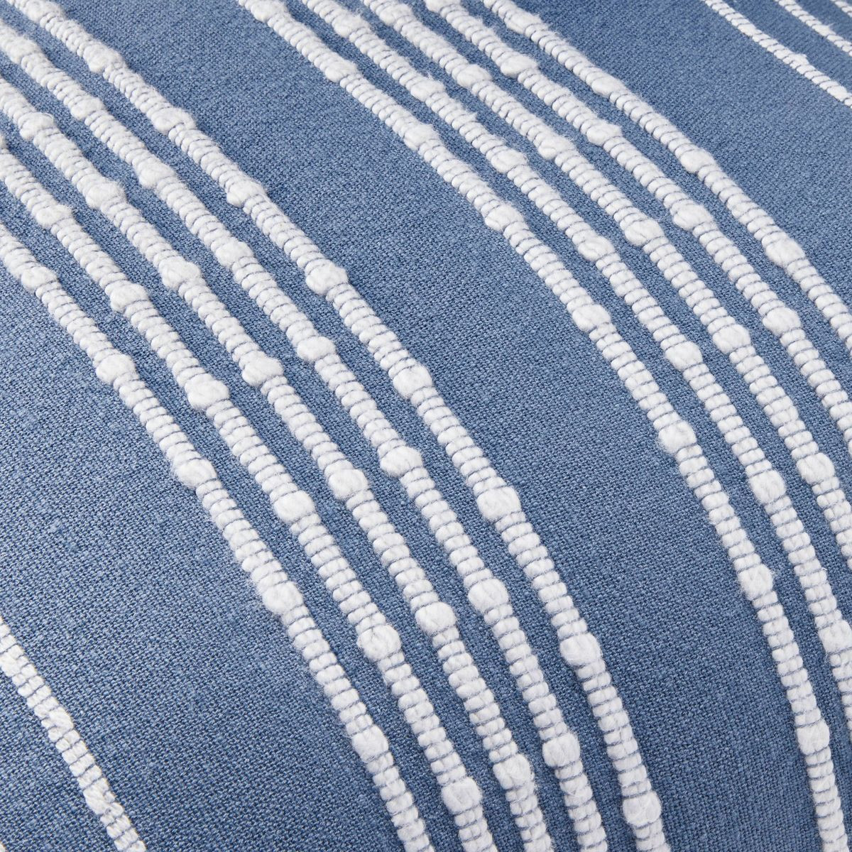 18"x18" Textured Bead Stripe Square Throw Pillow - Hearth & Hand™ with Magnolia | Target