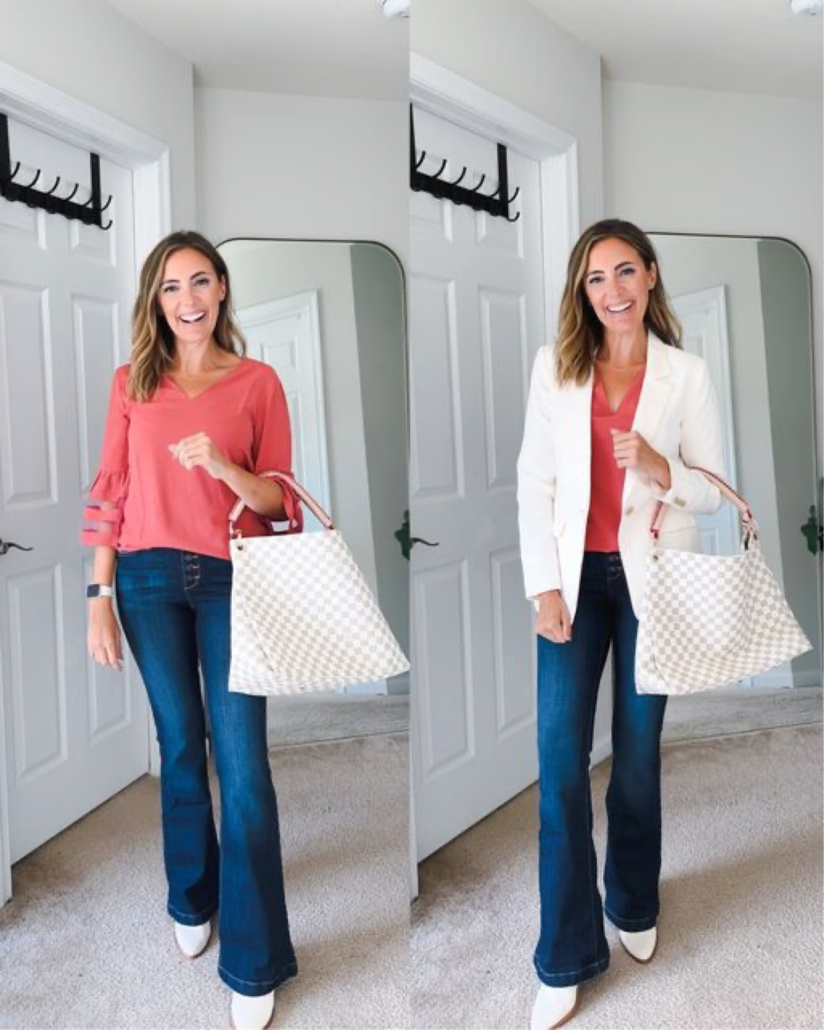 This new blouse has been modified with an adorable ruffle sleeve!! 

School Supplies
Backpacks
Nursery
Maternity
Teacher
Kitchen
Belt Bag
Wedding
Travel
Concert Outfit
White dress
White jeans
Swimsuit
Sandals
Bedroom 
Beach outfit
Patio
Jean shorts
Business Casual
Home Decor
Coffee table
Swim
Sunglasses
Loverly Grey
Amber Massey
Shorts
Outdoor rug
Wide leg pants
Patio Furniture
Vacation outfits
Spring Trends
Primary bedroom
Living room decor
Beach vacation
Spring trends 
Spring outfit
Fleece joggers
Wedding guest dresses
Beach outfit
Workwear
Winter outfit
Kitchen decor
Workout gear
Athletic wear
Sneakers
Laura Beverlin
The Sister Studio
Home Decor
Winter fashion
Living room decor
Black jeans
Midi Dress
Target style
holiday gifts
Amazon fashion
amazon finds
living room
home decor
wedding guest dresses
Nordstrom

#LTKunder50 #LTKSeasonal #LTKstyletip