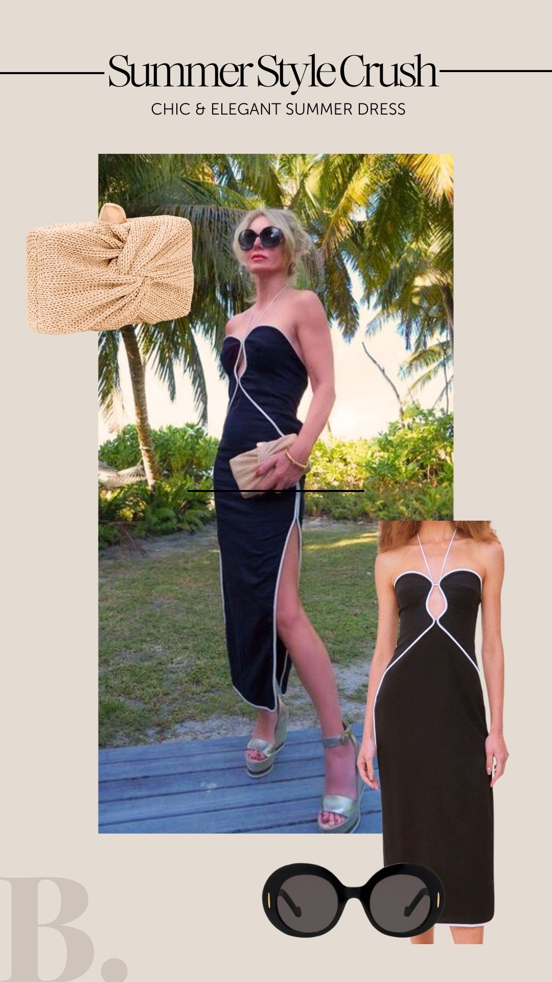 This Farm Rio dress is so sexy, yet chic and sophisticated. The white piping is very slimming and flattering. I also love the cutout and beaded tassels. It’s such a standout dress for vacation or date night. Fit runs true to size. 

~Erin xo

#LTKSeasonal #LTKTravel