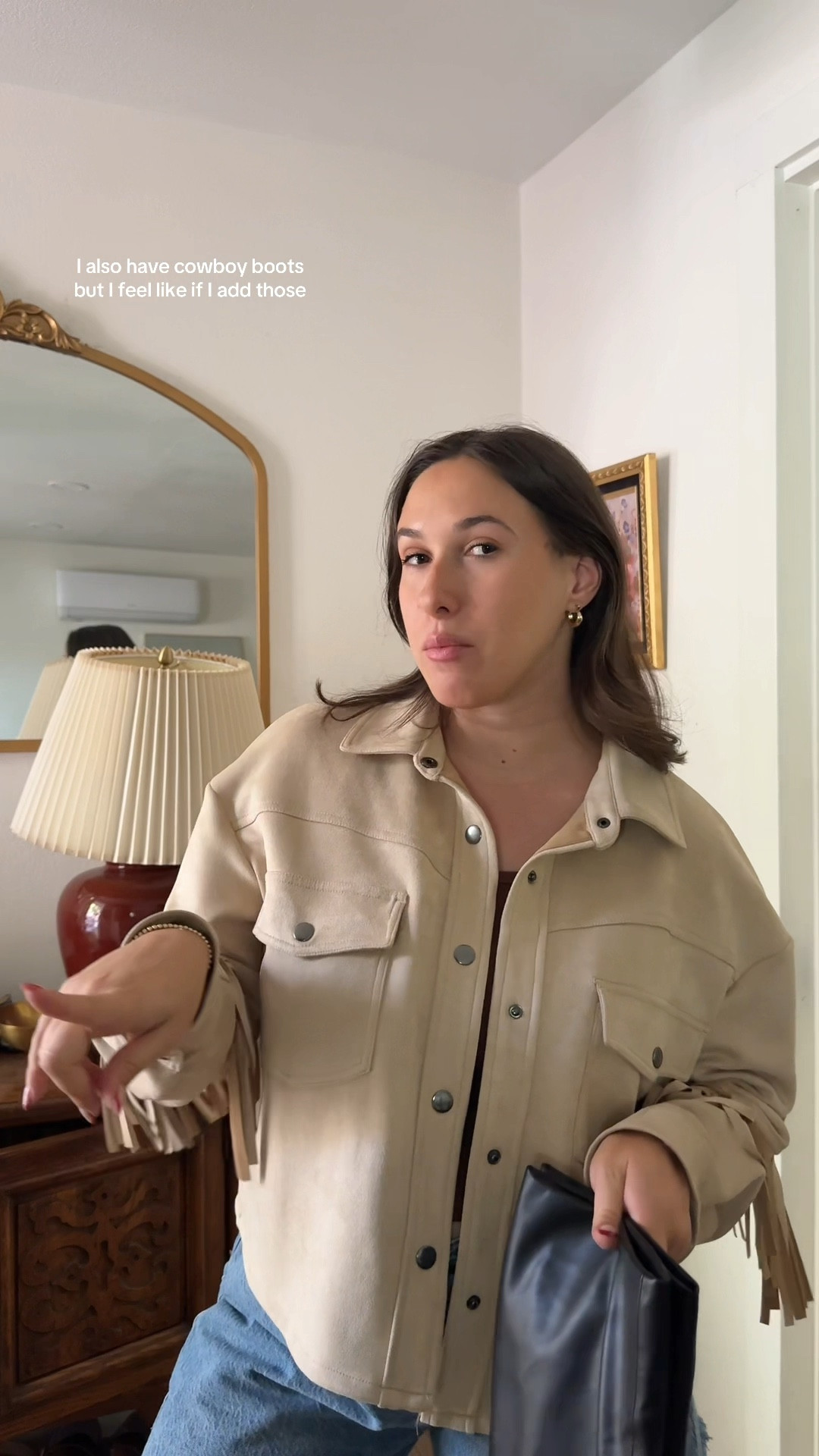 Fall outfit inspo | fall outfits, suede jacket, fall jacket, Amazon outfit, Amazon basics, Amazon essentials, knee high boots, tall boots, Amazon boots 

#LTKStyleTip #LTKSeasonal #LTKFindsUnder50