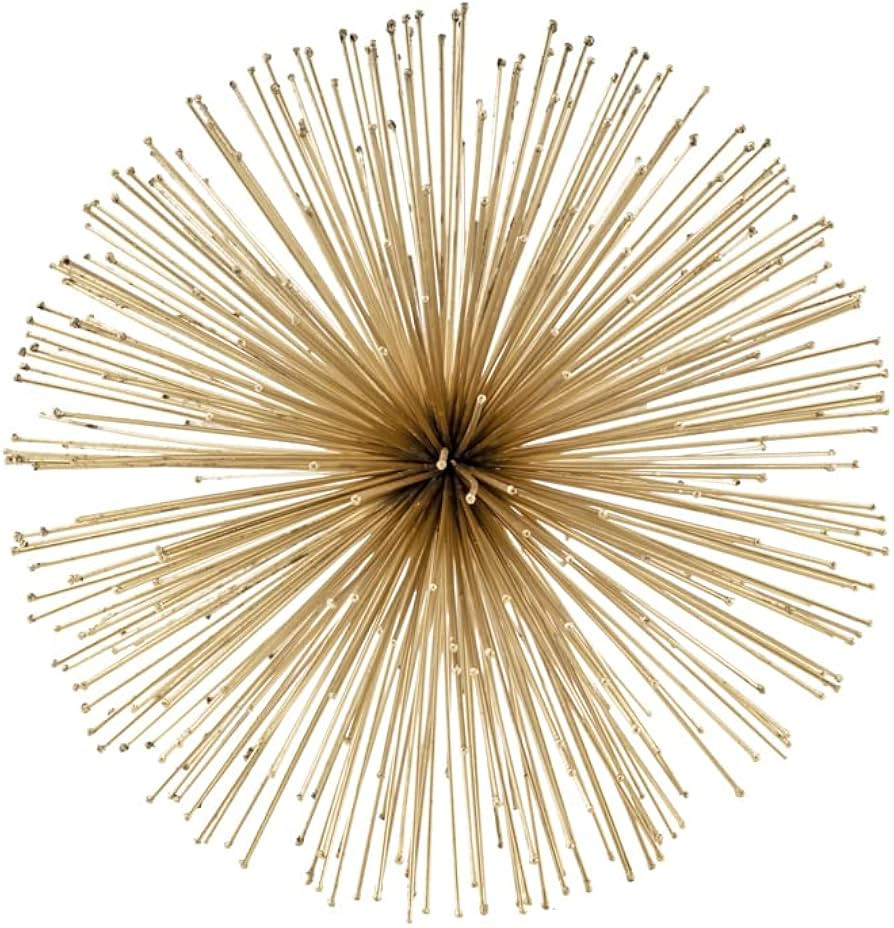 5050 Erizo Urchin Large Gold Sphere, Coffee Table Room Decor, Gold Decor, Table Decor, Shelf Deco... | Amazon (US)