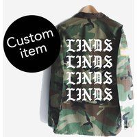 Custom Jacket, Clothing, Clothes, Camouflage Camo Women' S Men's Gift, Military Jacket | Etsy (US)