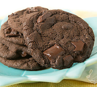 David's Cookies 2-lb Fresh Baked Double Chocola te Cookies | QVC