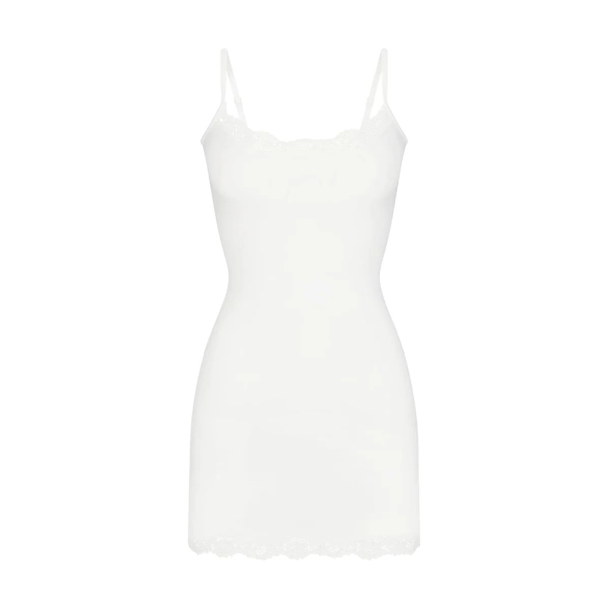 FITS EVERYBODY LACE SLIP DRESS | MARBLE | SKIMS (US)