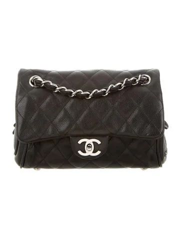 Chanel Quilted Caviar Camera Flap Bag | The Real Real, Inc.