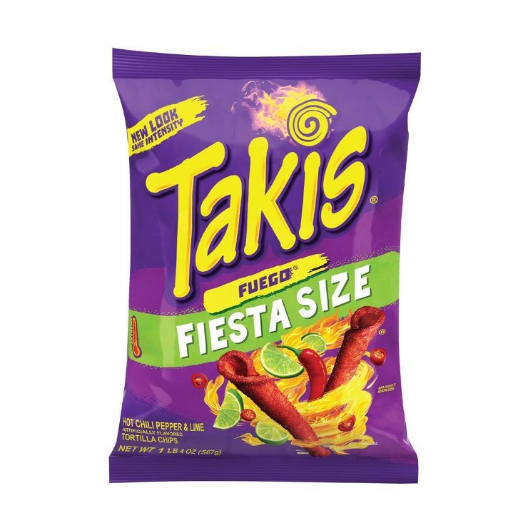 Takis Fiesta Size Rolled Fuego Tortilla Chips - 20oz | Target