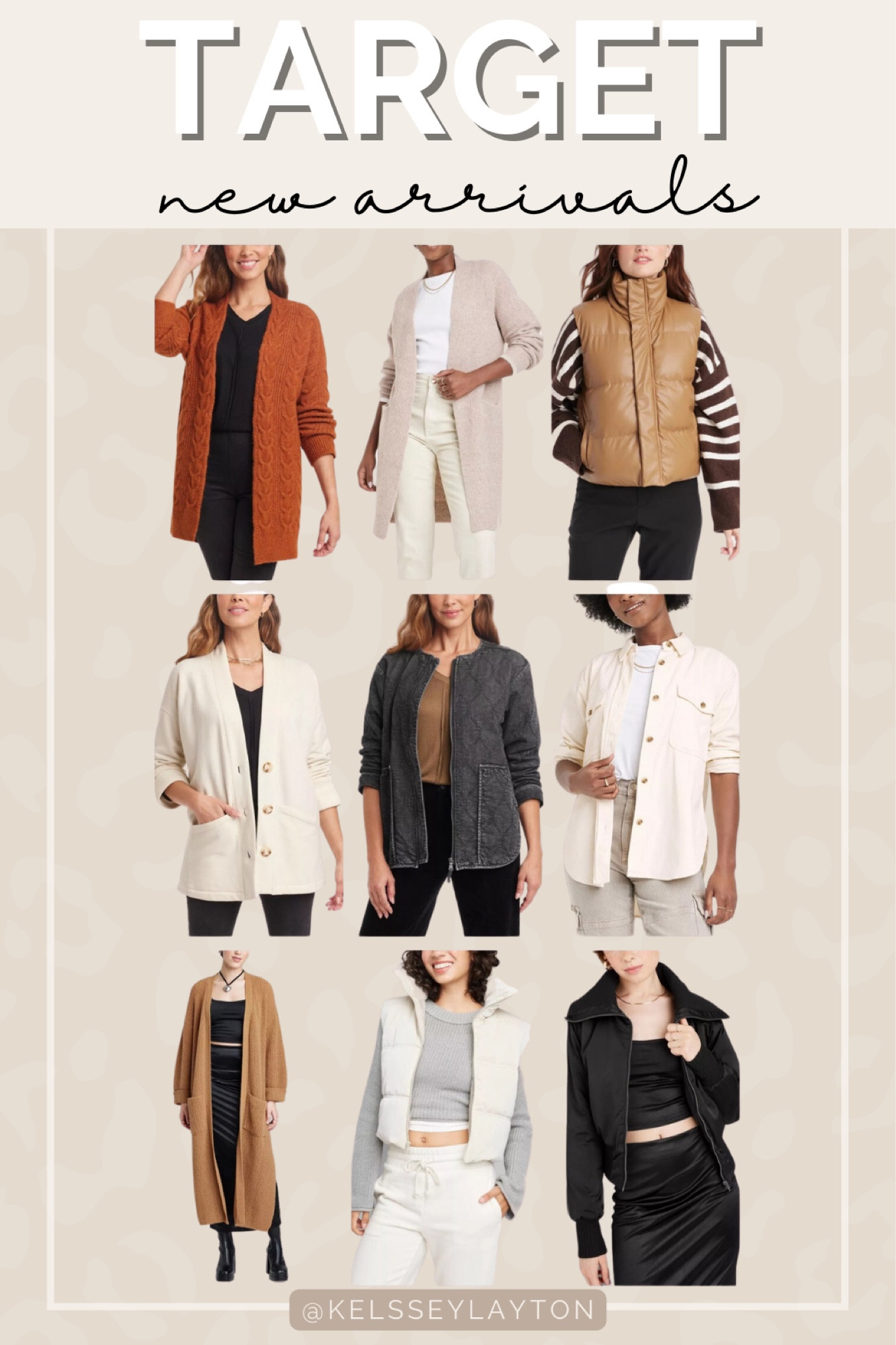 Target new arrival, cardigans and jackets 

#LTKSeasonal #LTKfindsunder50 #LTKstyletip