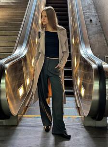 Archer Pants Slate Lower Impact | Princess Polly US