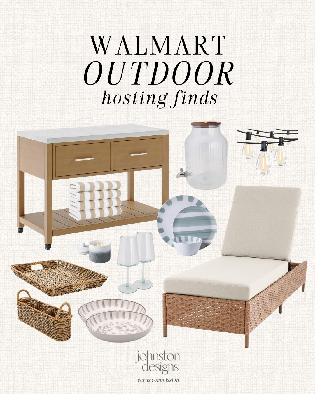 Walmart outdoor hosting finds for patio styling, backyard entertaining, outdoor furniture, serveware, drink dispensers  and warm weather hosting essentials. ☀️🍹

Walmart home, outdoor hosting, patio decor, backyard entertaining, outdoor furniture, patio furniture, wicker lounge chair, outdoor bar cart, drink dispenser, outdoor dining, serveware, summer hosting 

 #LTKSeasonal #LTKHome