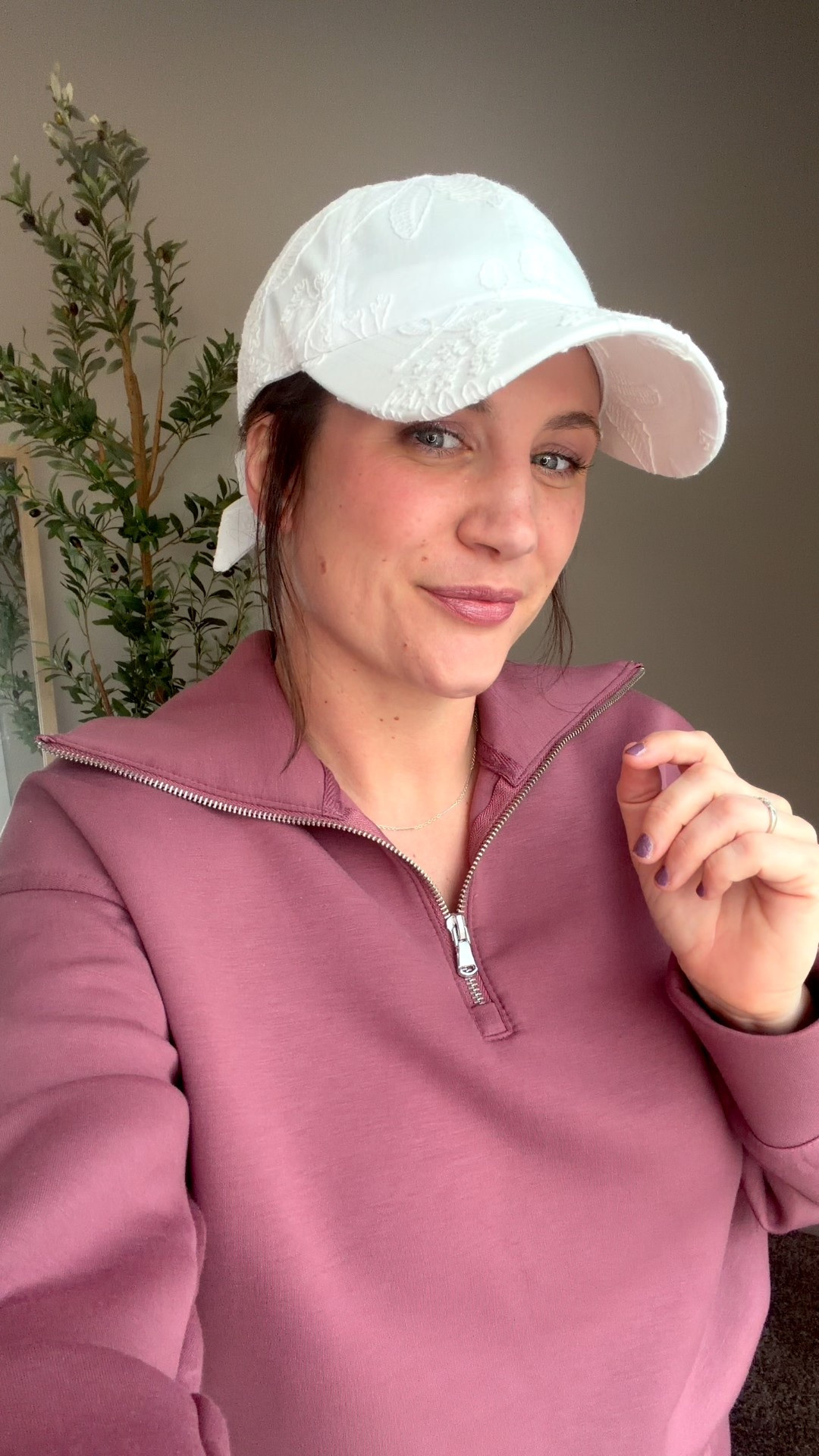 Baseball hat but make it pretty! 