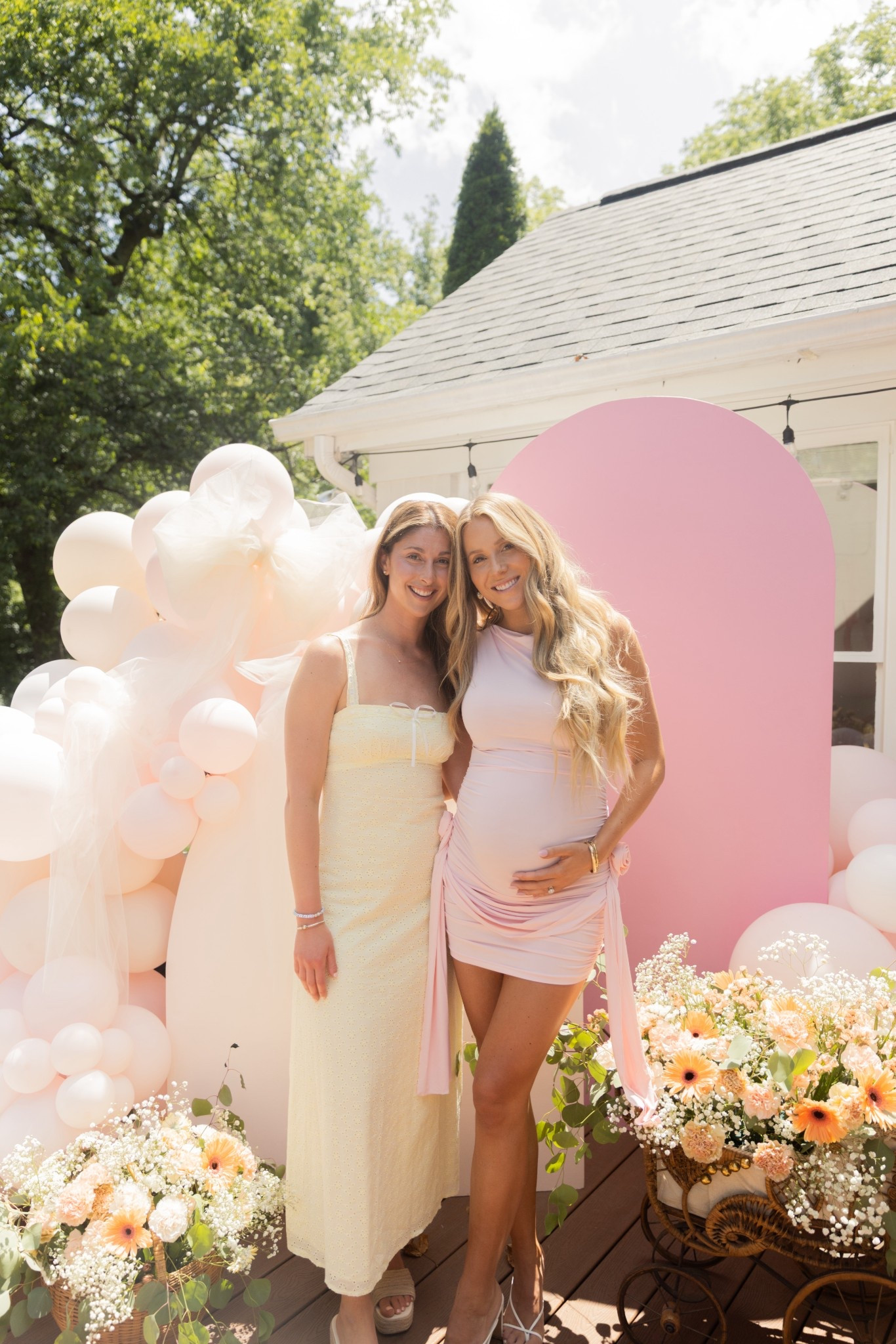 baby shower dress! I ordered size medium and it was perfect and stretchy. soo comfortable as well🎀🤍

#LTKBump #LTKFindsUnder100 #LTKBaby