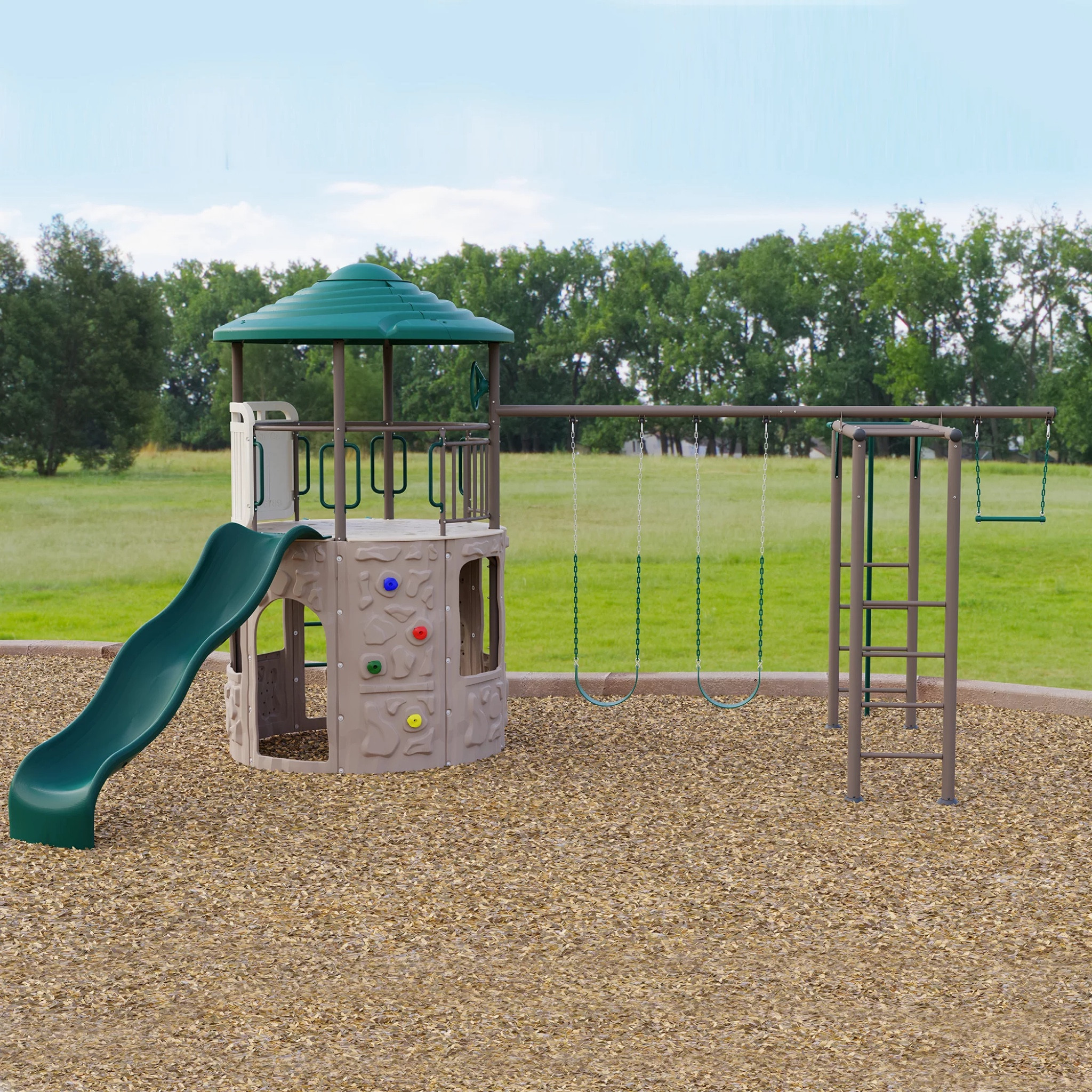 I recently splurged on a new swing set for my boys! Cant wait for it to arrive. The one we have is very questionable condition and everyone I know who has a metal play-set loves it! I linked the one Jess has too!

#LTKhome #LTKkids #LTKSeasonal