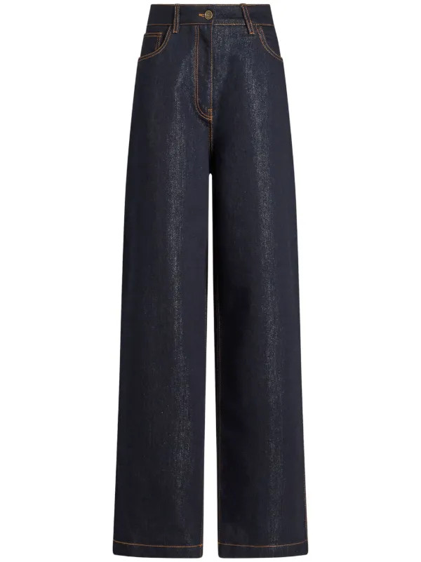 lurex-detail jeans | Farfetch Global