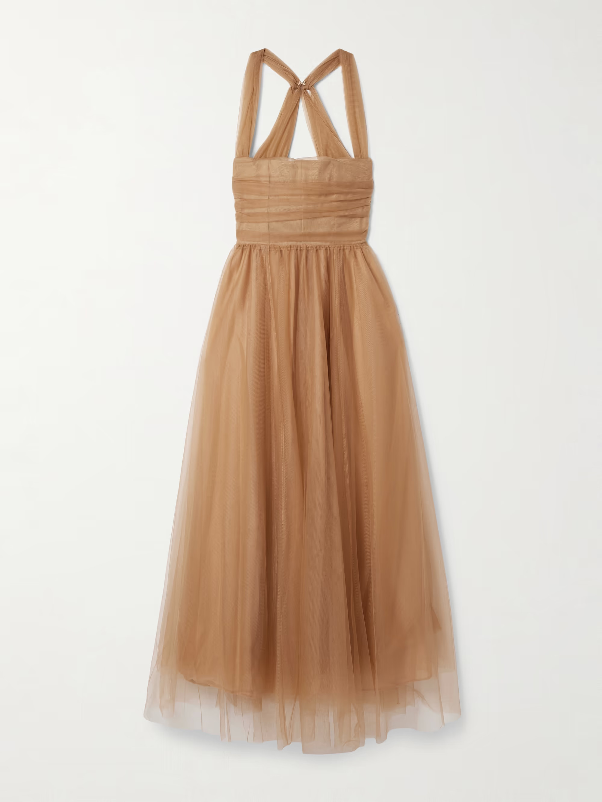 Antonia ruched gathered tulle gown | NET-A-PORTER (UK & EU)