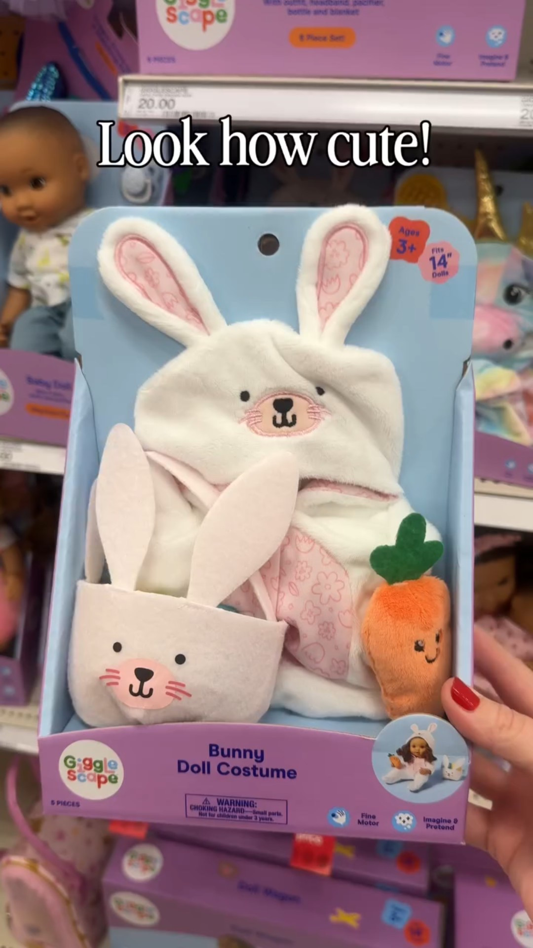 A NEW bunny baby costume, baby dolls with a baby doll and dress up outfits! Follow + comment “NEW” for a link! ✨ & if you love Holiday finds and gift ideas, follow along for more! 

#Targetcreator #targetfinds #clubtarget #targetstyle