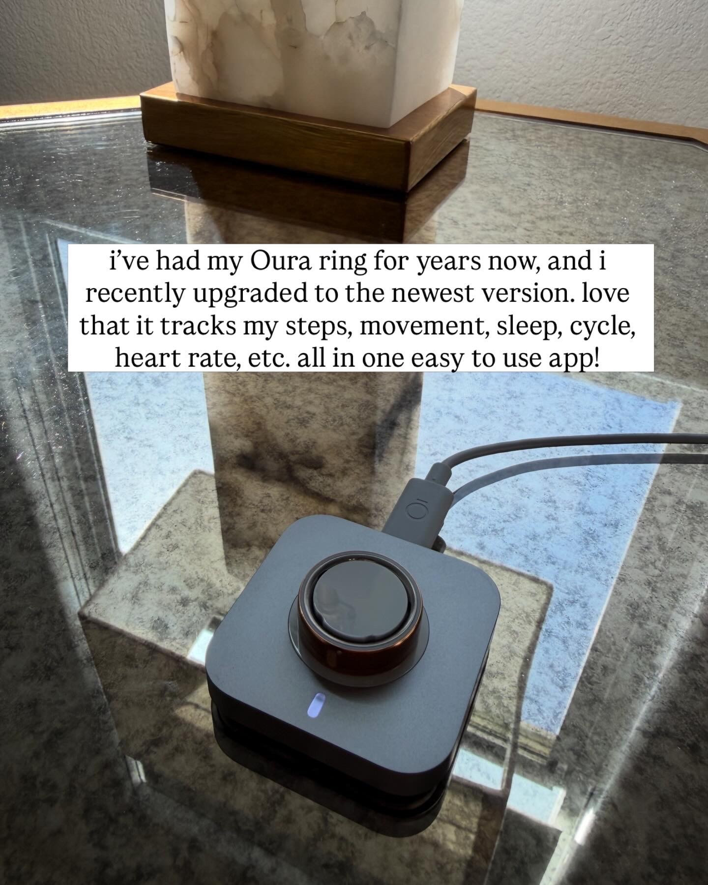 my Oura ring that tracks everything! i have the rose gold 

#LTKselfcare #LTKmomlife