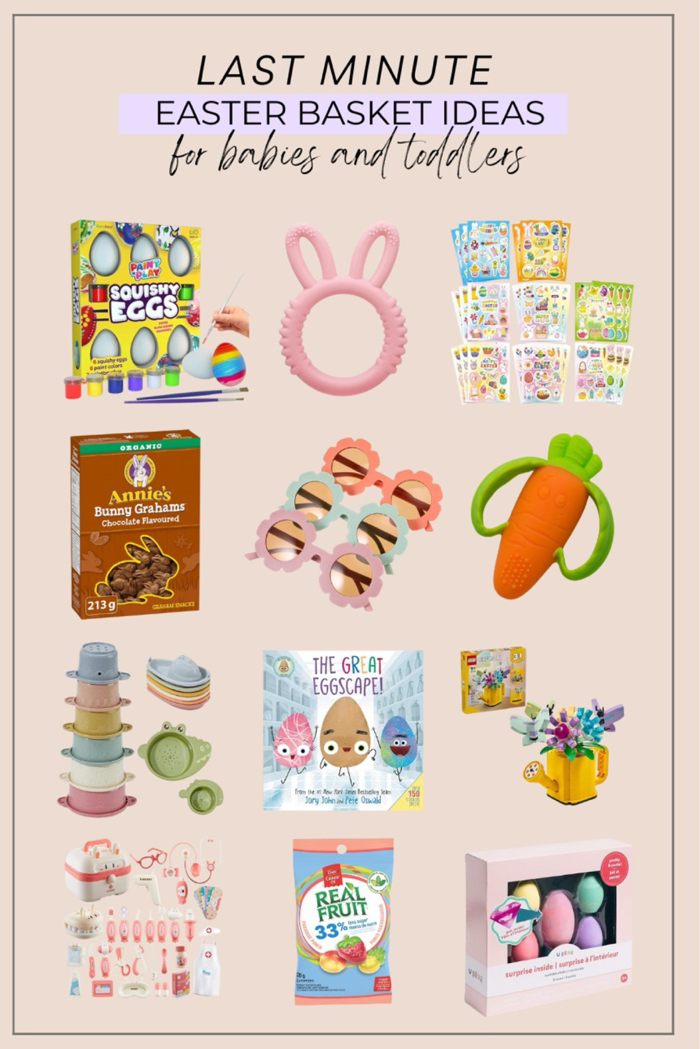 LAST MINUTE GIFT IDEAS 🐰 | Easter basket ideas for you baby or toddler from Amazon Canada 🐣✨

#LTKkids #LTKbaby #LTKSeasonal