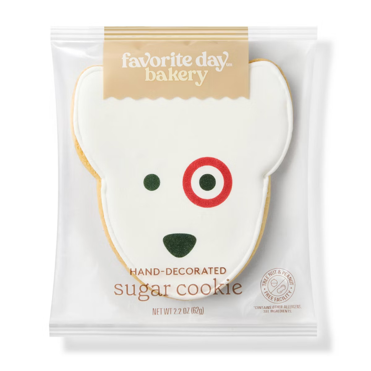 Bullseye Dog Sugar Cookie - 1ct - Favorite Day™ | Target