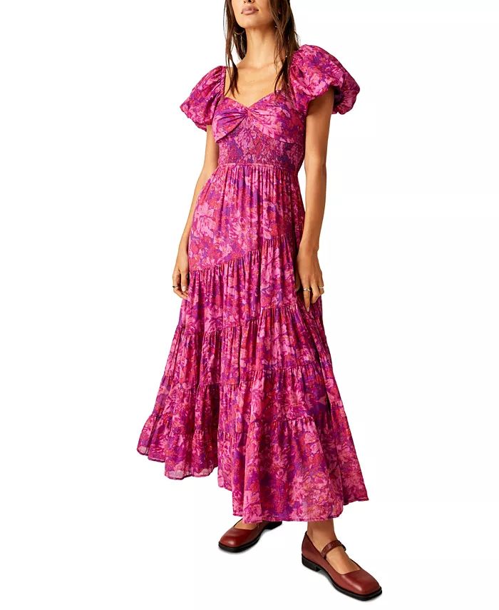 Free People Women's Floral Sundrenched Maxi Dress - Macy's | Macy's